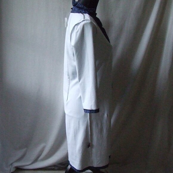 J McLaughlin dress Jaclyn black blue bow tie detail fairy feminine ruffle new - Picture 7 of 16